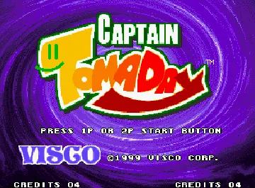 Captain Tomaday screen shot title